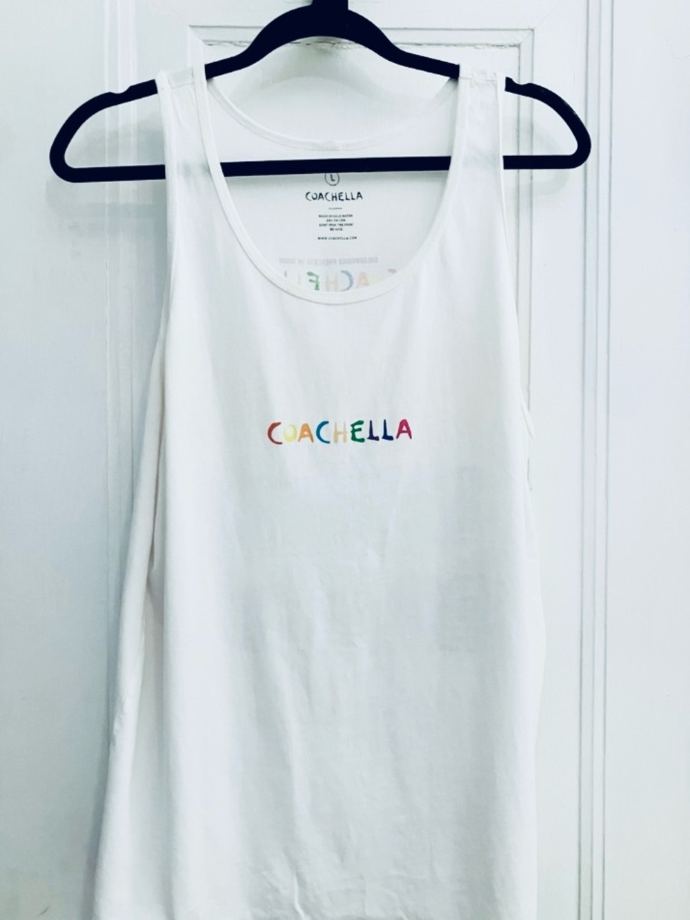 New. Authentic. Unisex. 2019 official Coachella muscle sleeveless tank.